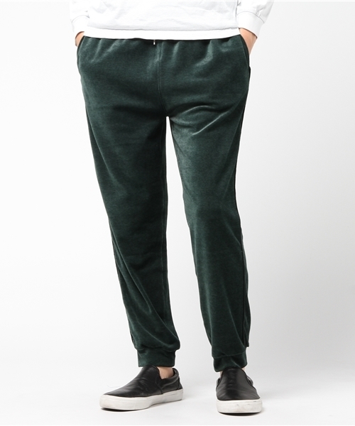 AMERICAN RAG CIE(アメリカンラグシー)の「ベロア素材 セットアップ スウェットパンツ(その他パンツ・メンズ・ネイビー/グリーン・2/1)」の12枚目の写真
