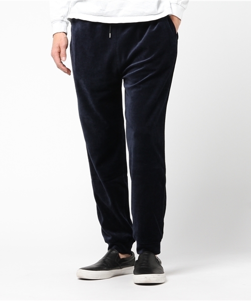 AMERICAN RAG CIE(アメリカンラグシー)の「ベロア素材 セットアップ スウェットパンツ(その他パンツ・メンズ・ネイビー/グリーン・2/1)」の13枚目の写真