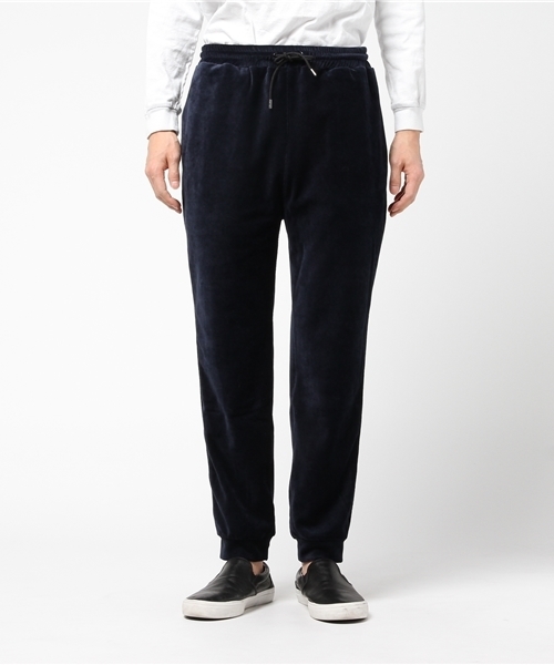 AMERICAN RAG CIE(アメリカンラグシー)の「ベロア素材 セットアップ スウェットパンツ(その他パンツ・メンズ・ネイビー/グリーン・2/1)」の5枚目の写真