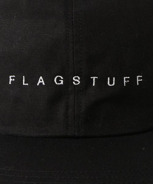 F-LAGSTUF-F（フラグスタフ）の「【別注】＜FLAGSTUFF＞ LOGOCAP 17SS/キャップ ◆（キャップ・メンズ・ブラック/ホワイト・FREE）」の6枚目の写真