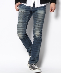 HYSTERIC GLAMOUR | SP加工MUSIC NOTE pt SデニムスリムPT(デニムパンツ)