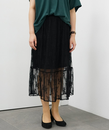 earth music&ecology | 【 SETアイテム 】SET2点 ペチコート+レーススカート(スカート)