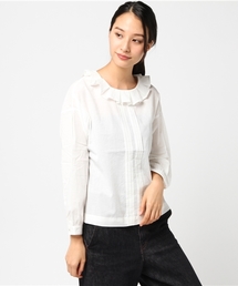 POU DOU DOU | タックフリル衿ブラウス(シャツ/ブラウス)