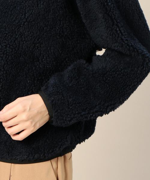 BEAUTY&YOUTH UNITED ARROWS（ビューティーアンドユースユナイテッドアローズ）の「BY ボアラインVネックプルオーバー ◆（その他トップス・レディース・ネイビー/オフホワイト・FREE）」の8枚目の写真