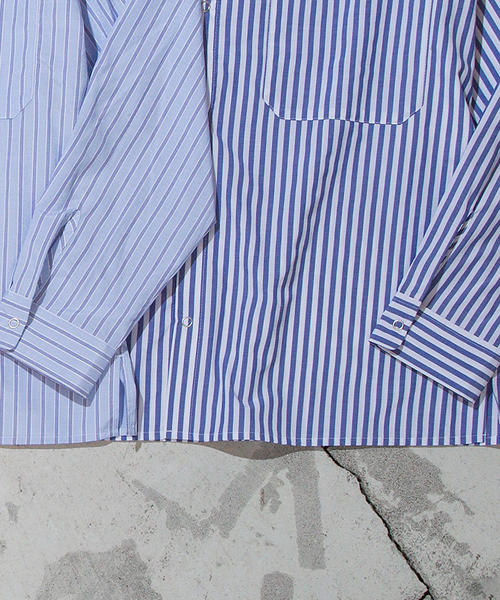 RED KAP（レッドキャップ）の「【別注】 ＜RED KAP＞ PINK STRIPE SHIRT（シャツ/ブラウス・メンズ・ピンク・MEDIUM/SMALL/LARGE/X-LARGE）」の4枚目の写真