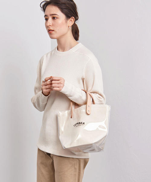 UNITED ARROWS（ユナイテッドアローズ）の「＜TEMBEA（テンベア）＞PVC  DELIVERY トートバッグ S†（トートバッグ・レディース・ホワイト/ケリー/ブラック・FREE）」の20枚目の写真