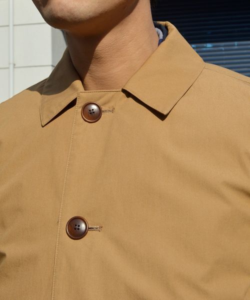 SHIPS（シップス）の「SC: コットン/CORDURA(R)ナイロン 3way ステンカラーコート（ステンカラーコート・メンズ・ベージュ/ネイビー/グレー・LARGE/MEDIUM/SMALL/X-LARGE）」の6枚目の写真