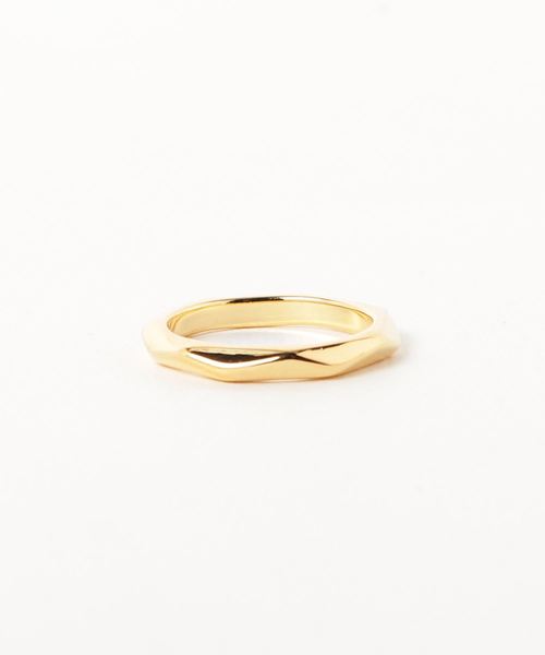 YArKA（ヤーカ）の「【YArKA/ヤーカ】silver925 7surface ring [nanaes]/シルバー925 7面デザインリング（リング・レディース・ブラック/シルバー/ゴールド・#11/#13/#15/#9/#19/#17/#21/#23）」の9枚目の写真