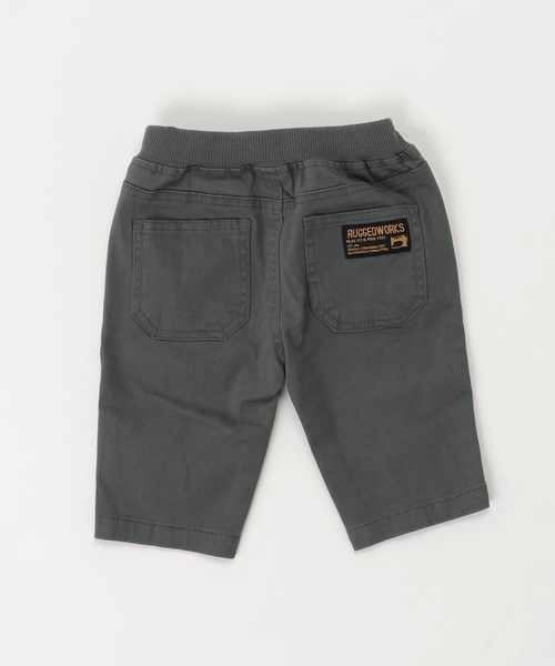 RUGGEDWORKS(ラゲッドワークス)の「ストレッチひざ下ハーフパンツ(その他パンツ・キッズ・グレー/ネイビー/ベージュ・100cm/110cm/120cm/130cm/80cm/90cm/140cm)」の4枚目の写真