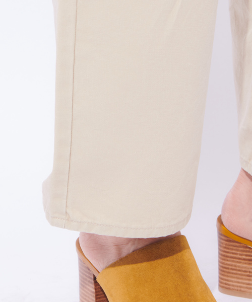 CIAOPANIC（チャオパニック）の「ツイル5PKワイドパンツ（その他パンツ・レディース・カーキ/アイボリー・M/S）」の12枚目の写真