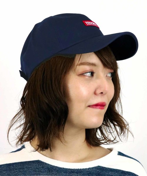 THRASHER（スラッシャー）の「【THRASHER/スラッシャー】ボックスロゴTHRASHERカーブCAP/ ローキャップ（キャップ・レディース・ホワイト/ブラック/ベージュ/ネイビー/ピンク・FREE）」の5枚目の写真