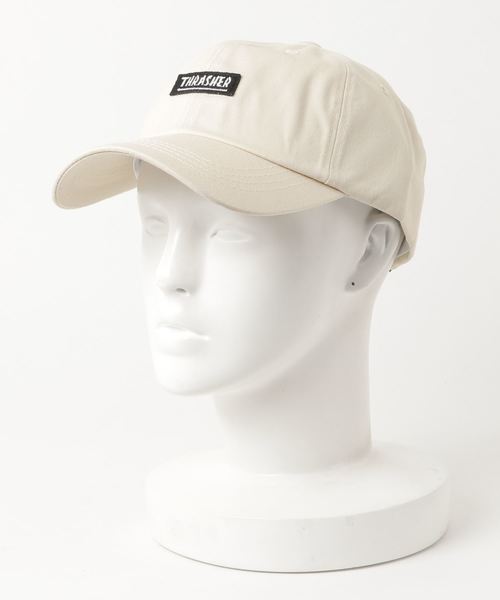 THRASHER（スラッシャー）の「【THRASHER/スラッシャー】ボックスロゴTHRASHERカーブCAP/ ローキャップ（キャップ・レディース・ホワイト/ブラック/ベージュ/ネイビー/ピンク・FREE）」の9枚目の写真