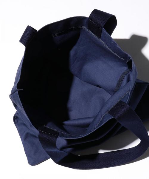MHL.（エムエイチエル）の「【別注】 ＜MHL.＞ UNIFORM TOTE BAG/トートバッグ ◆（トートバッグ・メンズ・ブラック/ネイビー・FREE）」の6枚目の写真