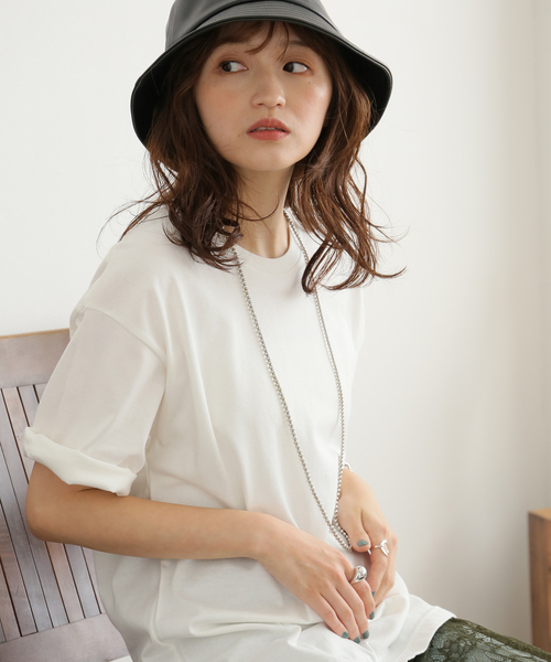 JOINT WORKS（ジョイントワークス）の「テンジク Tシャツ×レースワンピース（ワンピース・レディース・ホワイト/ブラック・FREE）」の5枚目の写真