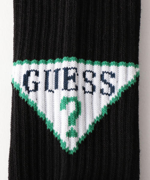 Guess(ゲス)の「<GUESS GREEN LABEL> LOGO SOCKS/ソックス(ソックス/靴下・メンズ・ホワイト/ブラック・FREE)」の5枚目の写真