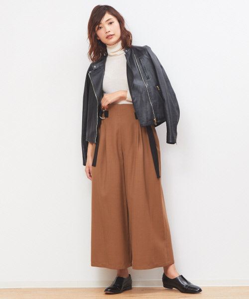 Abahouse Devinette(ドゥヴィネット)の「サイドDカンパンツ(その他パンツ・レディース・オレンジ/キャメル・38/36)」の3枚目の写真