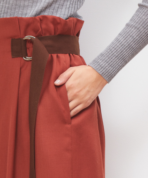 Abahouse Devinette(ドゥヴィネット)の「サイドDカンパンツ(その他パンツ・レディース・オレンジ/キャメル・38/36)」の8枚目の写真