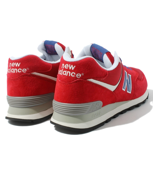 NEW BALANCE(ニューバランス)の「2013 秋冬新作 ニューバランス new balance ML574(スニーカー・メンズ・レッド/グリーン・25cm/28.5cm/29cm)」の5枚目の写真