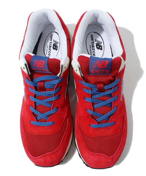 NEW BALANCE(ニューバランス)の「2013 秋冬新作 ニューバランス new balance ML574(スニーカー・メンズ・レッド/グリーン・25cm/28.5cm/29cm)」の10枚目の写真