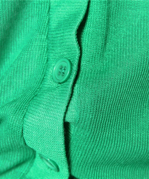 WEGO（ウィゴー）の「WEGO/カラーカーディガン（カーディガン/ボレロ・レディース・オフホワイト/グリーン/ブルー/イエロー・FREE）」の10枚目の写真
