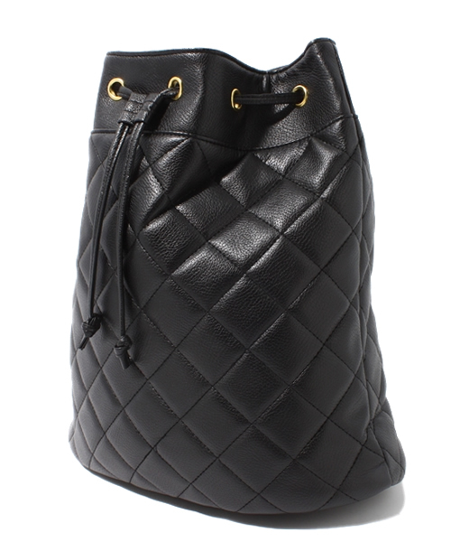 WEGO（ウィゴー）の「WEGO/キルティングチェーンリュック（バックパック/リュック・レディース・ブラック/ホワイト・FREE）」の4枚目の写真