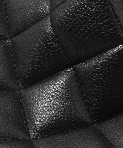 WEGO（ウィゴー）の「WEGO/キルティングチェーンリュック（バックパック/リュック・レディース・ブラック/ホワイト・FREE）」の9枚目の写真