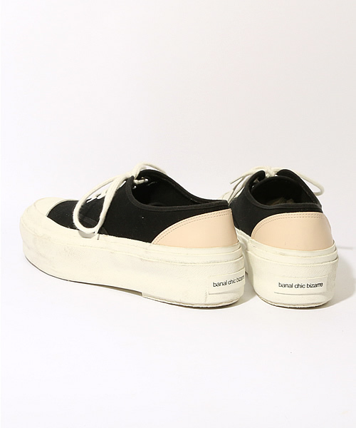 banal chic bizarre（バナルシックビザール）の「4.0 PLATFORM SNEAKER　◆（スニーカー・メンズ・ホワイト/ブラック×ブラック/ブラック×ホワイト・22.5cm/23.5cm/24.5cm/25.5cm/26.0cm/27.0cm）」の10枚目の写真