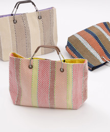 DISCOAT | メタルハンドル2WAYトートバッグ(ショルダーバッグ)