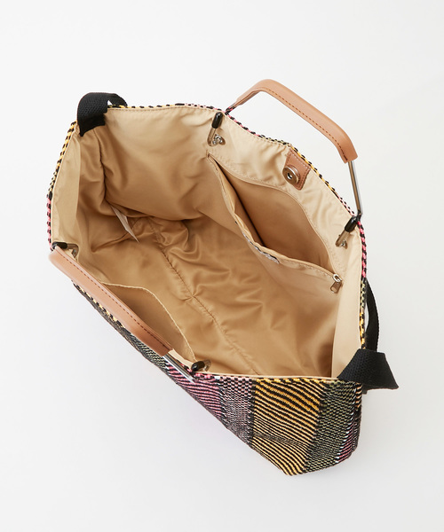 DISCOAT（ディスコート）の「メタルハンドル2WAYトートバッグ（ショルダーバッグ・レディース・ブルー/ラベンダー/ピンク/オレンジ・FREE）」の17枚目の写真