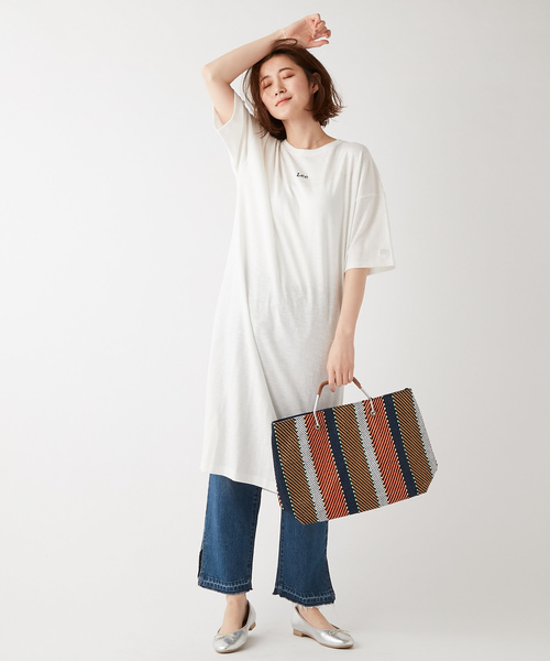 DISCOAT（ディスコート）の「メタルハンドル2WAYトートバッグ（ショルダーバッグ・レディース・ブルー/ラベンダー/ピンク/オレンジ・FREE）」の12枚目の写真