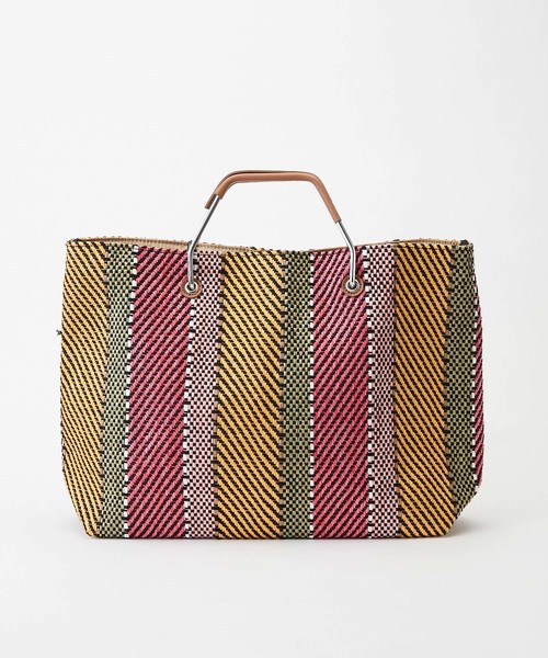 DISCOAT（ディスコート）の「メタルハンドル2WAYトートバッグ（ショルダーバッグ・レディース・ブルー/ラベンダー/ピンク/オレンジ・FREE）」の18枚目の写真