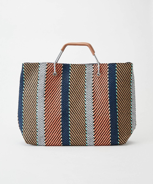 DISCOAT（ディスコート）の「メタルハンドル2WAYトートバッグ（ショルダーバッグ・レディース・ブルー/ラベンダー/ピンク/オレンジ・FREE）」の21枚目の写真