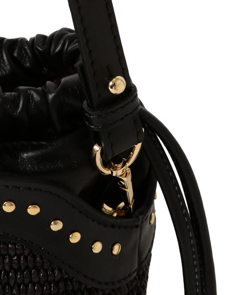 SHIPS(シップス)の「CHRISTIAN VILLA:ニュースタッズ(ショルダーバッグ・レディース・ブラック/ベージュ・ONE SIZE)」の10枚目の写真