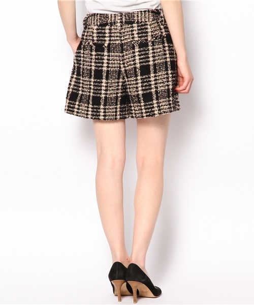 VIS(ビス)の「ループツイードショートパンツ(その他パンツ・レディース・ベージュ/ブラック系その他/グレー・MEDIUM/SMALL)」の9枚目の写真