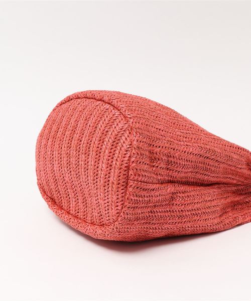 DISCOAT（ディスコート）の「ペーパーT字ショルダー（かごバッグ・レディース・サンドベージュ/ブラウン/ベージュ/レッド・FREE）」の7枚目の写真