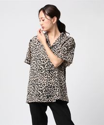 PUNYUS | レオパード開襟シャツ(シャツ/ブラウス)