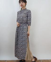 Tiptop ティップトップ の 両脇プリーツ入りハイネックワンピース ワンピース Wear