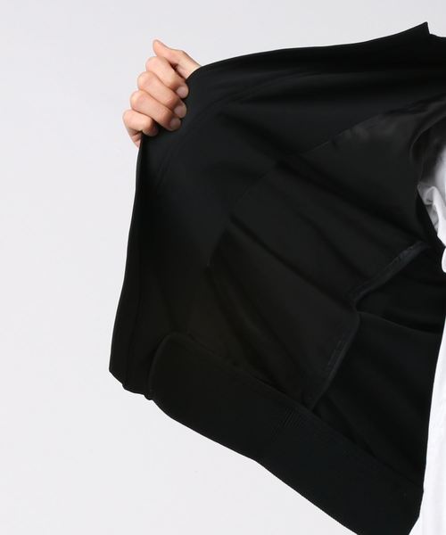 Magine(マージン)の「【Magine】PE 4WAY STRETCH ZIP NARROW RIB BLOUSON:4WAYストレッチ ジップナローリブブルゾン19SS(ブルゾン・メンズ・ネイビー/ブラック・46/44/48)」の9枚目の写真