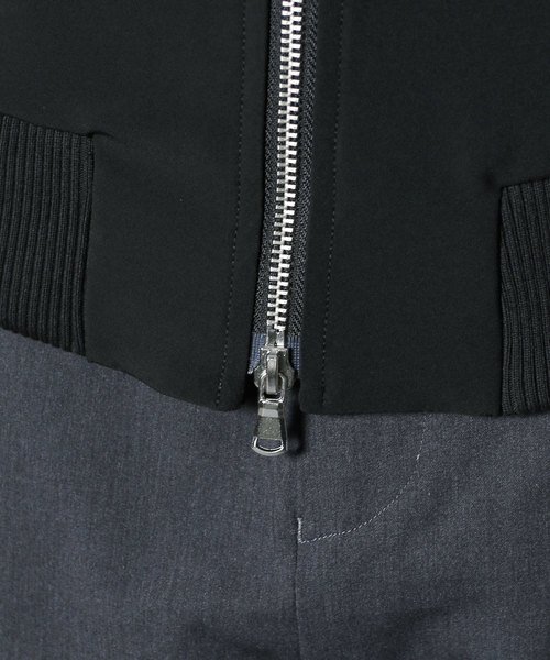 Magine(マージン)の「【Magine】PE 4WAY STRETCH ZIP NARROW RIB BLOUSON:4WAYストレッチ ジップナローリブブルゾン19SS(ブルゾン・メンズ・ネイビー/ブラック・46/44/48)」の6枚目の写真