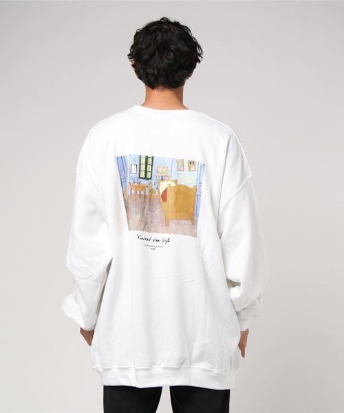 MEMENTISM（メメントイズム）の「裏起毛オーバーサイズプルオーバースウェットトレーナー　ユニセックス（スウェット・メンズ・ホワイト/ブラック/グレー/チャコール/ベージュ/ネイビー/パープル/ライトピンク/レッド/ワイン/オレンジ/グレー系その他2/ブラック系その他2/ホワイト系その他2/レッド系その他2/ピンク系その他2/ブルー系その他2/パープル系その他2/オレンジ系その他2/その他1/ホワイト系その他3/レッド系その他5/オレンジ系その他3/オレンジ系その他4/その他2/グレー系その他3/レッド系その他4/レッド系その他3/ピンク系その他4/ピンク系その他3/レッド系その他/オレンジ系その他/ピンク系その他/グレー系その他4/パープル系その他3/パープル系その他4/ブルー系その他5/ブルー系その他3/ブラック系その他4/ブラック系その他3/ホワイト系その他4/ベージュ系その他/ホワイト系その他/ブルー系その他/ブラック系その他/グレー系その他/パープル系その他/その他3/その他/グレー系その他6/クリーム/B/C/ブラック×ピンク/グレー×サックスブルー/グレー系その他5/ブラック×ブルー/ダークグリーン/レディッシュグレー/ヘザーグレー/サンドベージュ/カーキ/杢グレー/ライトベージュ/ブラウン系その他6/グリーン系その他4/ラベンダー/エメラルド/アーミー/アッシュグレー/ライトパープル/ブラウン系その他5/オートミール/ブルーグラス/ミント/ブラウン系その他2/オリーブドラブ/ブルー系その他7/ウィート/オリーブ/ホワイト×ブルー/ブラウン系その他3/ダークブルー/ライトグリーン/ライラック/グレイッシュブルー/グリーン系その他3/ライトグレー/パープル系その他6/ブラウン系その他4/ライトアッシュグレー/ベージュ系その他5/ミックスグレー/パープル系その他5/タン/White/ダークカーキ/トップグレー/グレー×ホワイト/モカ/A/レッドパープル/グリーン×ピンク/グレー×ピンク/チョコ/クリアグリーン/霜降りグレー/ホワイト×ピンク/ダークオリーブ/Black/ベージュ系その他2/チャコールグレー×ブラック/LT.Gray/セージグリーン/ホワイト系その他7/ベージュ×ブラック/プラム/ケリー/ブラック×ブラック/ブラック×グリーン/ブラック系その他6/ブラックミックス/ブラック系その他5/バイオレット/その他4/ブルーグレー/ライム/ベージュ系その他6/ブラック×レッド/モスグリーン/ライトブルーグレー/グレー系その他7/ホワイト×ブラック/ライトグレー系1/ライトグレー系6/ライトグレー系7/その他14/ライトグレー系/ライトグレー系4/その他10/その他12/ホワイト系4/ホワイト系1/ホワイト系3/ホワイト系7/その他11/ホワイト系6/ホワイト系5/その他16/ホワイト系9/ホワイト系8/ベージュ系8/その他18/その他19/ライトグリーン系2/ライトグリーン系1/ライトグリーン系/ライトグリーン系5/ライトグリーン系4/ライトグリーン系3/その他15/ライトグリーン系7/ネイビー系1/ネイビー系/ライトグリーン系8/ベージュ系5/ブルー系9/ネイビー系2/その他17/ブラック系/ブラック系3/ブラック系6/ベージュ系6/ベージュ系9/グレー系3/グレー系6/ライトグリーン系6/ライトグリーン系9/ホワイト系2/ライトグレー系2/ライトグレー系5/グレー系/ライトグレー系9/グレー系9/ブルー系1/ネイビー系5/ネイビー系8/その他13/ブラック系9/ライトグレー系8/グレー系4/グレー系2/グレー系7/グレー系1/グレー系5/ベージュ系2/ベージュ系/ベージュ系1/ブラック系4/グレー系8/ブラック系2/ブラック系1/ブラック系8/ブラック系7/ブラック系5/ライトグレー系3/ピンク系2/ピンク系7/ブルー系8/ピンク系6/ピンク系9/ピンク系5/ピンク系8/ブルー系2/ピンク系1/ピンク系4/ホワイト系/ベージュ系3/ブルー系4/ブルー系3/ベージュ系7/ベージュ系4/ネイビー系4/ネイビー系3/ブルー系/ネイビー系9/ネイビー系7/ブルー系7/ブルー系6/ピンク系3/ブルー系5/ネイビー系6・SMALL/MEDIUM/LARGE/X-LARGE/3/2/M size/L size）」の9枚目の写真