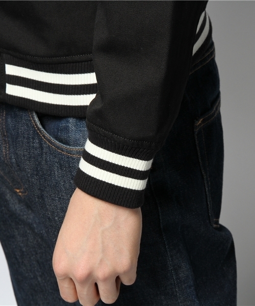 JOURNAL STANDARD(ジャーナルスタンダード)の「キャンバスバーシティーブルゾン(スタジャン・メンズ・ブラック/カーキ/ネイビー・MEDIUM/LARGE)」の8枚目の写真