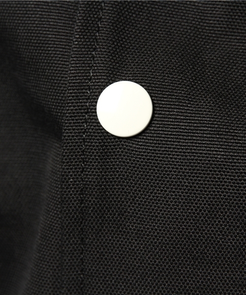 JOURNAL STANDARD(ジャーナルスタンダード)の「キャンバスバーシティーブルゾン(スタジャン・メンズ・ブラック/カーキ/ネイビー・MEDIUM/LARGE)」の11枚目の写真