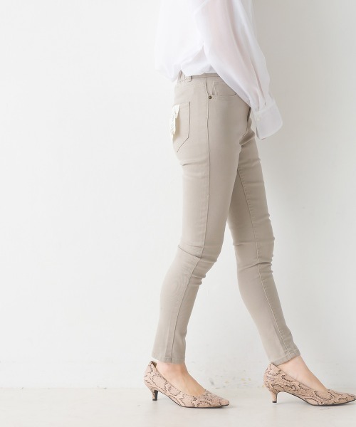 OMNES Another Edition（オムネス アナザーエディション）の「ユニセックス全11色8サイズ展開！製品洗い365ツイルスキニーパンツ（その他パンツ・レディース・ホワイト/ブラック/ベージュ/ネイビー/グレー/カーキ/ブルー系その他/ワンウォッシュ/レンガ/ブルー系その他2/チャコールグレー・SMALL/MEDIUM/LARGE/X-SMALL/XX-LARGE/X-LARGE/XXX-LARGE/XXXX-LARGE）」の4枚目の写真