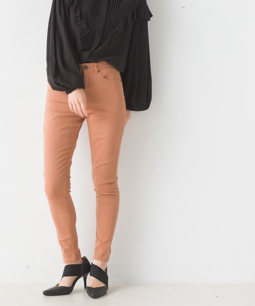 OMNES Another Edition（オムネス アナザーエディション）の「ユニセックス全11色8サイズ展開！製品洗い365ツイルスキニーパンツ（その他パンツ・レディース・ホワイト/ブラック/ベージュ/ネイビー/グレー/カーキ/ブルー系その他/ワンウォッシュ/レンガ/ブルー系その他2/チャコールグレー・SMALL/MEDIUM/LARGE/X-SMALL/XX-LARGE/X-LARGE/XXX-LARGE/XXXX-LARGE）」の11枚目の写真