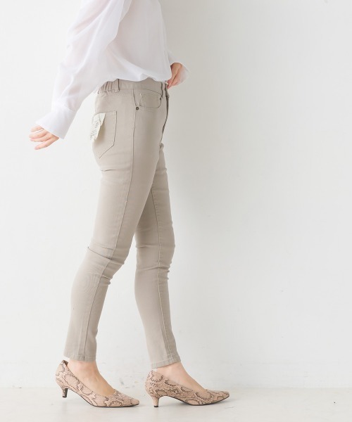 OMNES Another Edition（オムネス アナザーエディション）の「ユニセックス全11色8サイズ展開！製品洗い365ツイルスキニーパンツ（その他パンツ・レディース・ホワイト/ブラック/ベージュ/ネイビー/グレー/カーキ/ブルー系その他/ワンウォッシュ/レンガ/ブルー系その他2/チャコールグレー・SMALL/MEDIUM/LARGE/X-SMALL/XX-LARGE/X-LARGE/XXX-LARGE/XXXX-LARGE）」の17枚目の写真