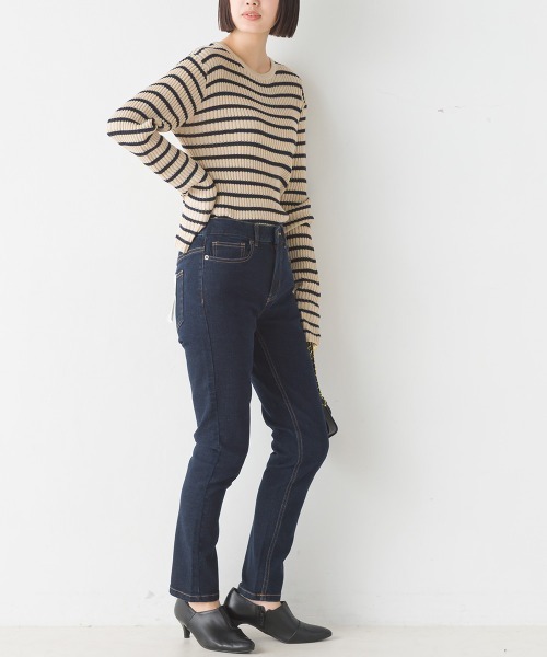 新品未使用 EMPORIO ARMANI スキニーパンツsize31 ブラック SIDE ZIP POCKET SKINNY PANTS/ サイドジップポケット スキニー