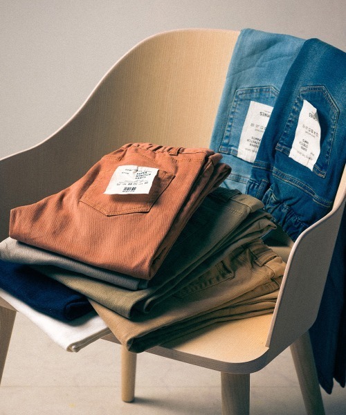 OMNES Another Edition（オムネス アナザーエディション）の「ユニセックス全11色8サイズ展開！製品洗い365ツイルスキニーパンツ（その他パンツ・レディース・ホワイト/ブラック/ベージュ/ネイビー/グレー/カーキ/ブルー系その他/ワンウォッシュ/レンガ/ブルー系その他2/チャコールグレー・SMALL/MEDIUM/LARGE/X-SMALL/XX-LARGE/X-LARGE/XXX-LARGE/XXXX-LARGE）」の16枚目の写真