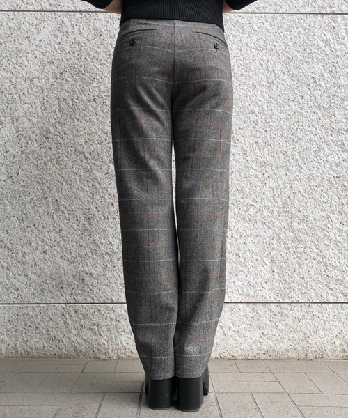 ENVYM（アンビー）の「ウエストポイントＣＨＥＣＫ ＰＴ（その他パンツ・レディース・ブラック/ブラウン・S/M）」の4枚目の写真