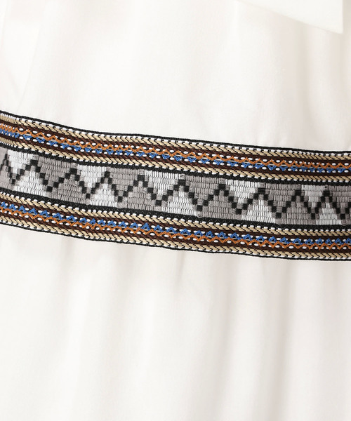 ALEXIA STAM（アリシアスタン）の「Tiered Maxi Skirt/マキシスカート（スカート・レディース・ホワイト/ブラウン/チャコール・FREE）」の8枚目の写真