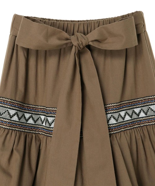 ALEXIA STAM（アリシアスタン）の「Tiered Maxi Skirt/マキシスカート（スカート・レディース・ホワイト/ブラウン/チャコール・FREE）」の21枚目の写真